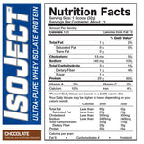 ISOJECT ULTRA-PURE WHEY ISOLATE PROTEIN. 4 LBS. CHOCOLATE.