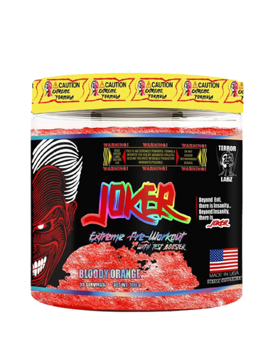 JOKER EXTREMEPRE-WORKOUT WITH TEST BOOSTER. BLOODY ORANGE.