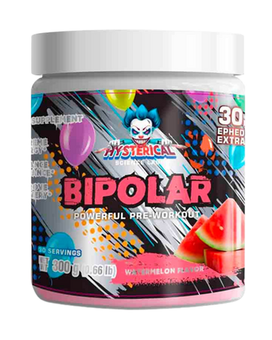 BIPOLAR POWERFUL PRE-WORKOUT. 30 SERVS. WATERMELON