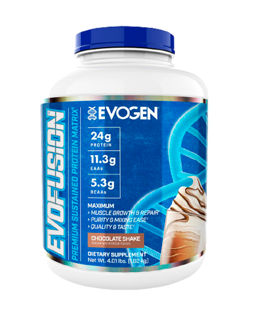 EVOFUSION PREMIUM SUSTAINED PROTEIN MATRIX. 4.6 LBS. CHOCOLATE SHAKE ...