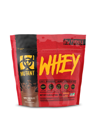 MUTANT WHEY 100% GOURMET WHEY PROTEIN MIX. 5 LBS. TRIPLE CHOCOLATE.