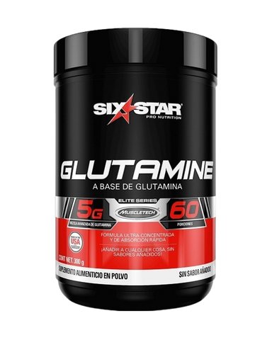 SIXSTAR GLUTAMINE 300 GR. UNFLAVORED.