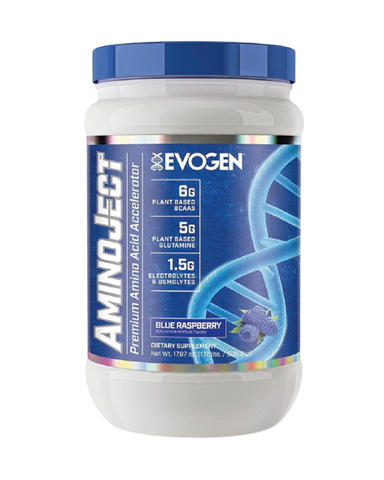 AMINO JECT PREMIUM AMINO ACID ACCELERATOR. 30 SERVS. BLUE RASPBERRY.