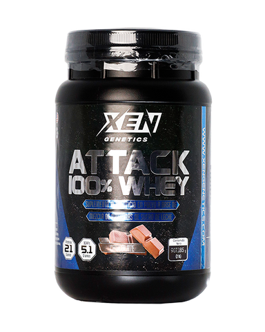 PROTEINA-ATTACK 100% WHEY. 2 LBS. CHOCOLATE.