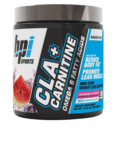 CLA + CARNITINE OMEGA 6 FATTY ACIDS. 50 SERVS. WATERMELON FREEZE.