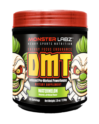 DMT INFUSE PRE-WORKOUT POWERHOUE. 35 ERV. WATERMELON.