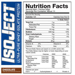 ISOJECT ULTRA-PURE WHEY ISOLATE PROTEIN. 4 LBS. CHOCOLATE.