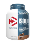 ISO 100. HYDROLIZED PROTEIN POWDER 100% WHEY PROTEIN ISOLATE. 5 LBS. GOURMET CHOCOLATE.