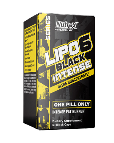 LIPO 6 BLACK INTENSE ULTRA CONCENTRATED. 60 BLACK CAPS.