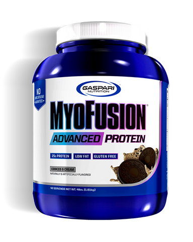 MYOFUSION AVANCED PROTEIN. 4 LBS. COOKIES AND CREAM.