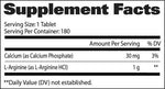 L-ARGININE 180 CAPS.